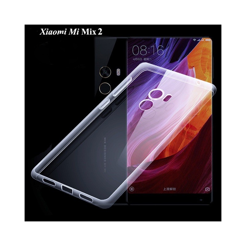 Xiaomi Mi Mix 2 Carcasa tpu Silicona transparente | zettastore.cl