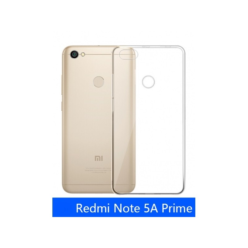 Xiaomi Redmi note 5a Prime Carcasa tpu Silicona transparente | zettastore.cl